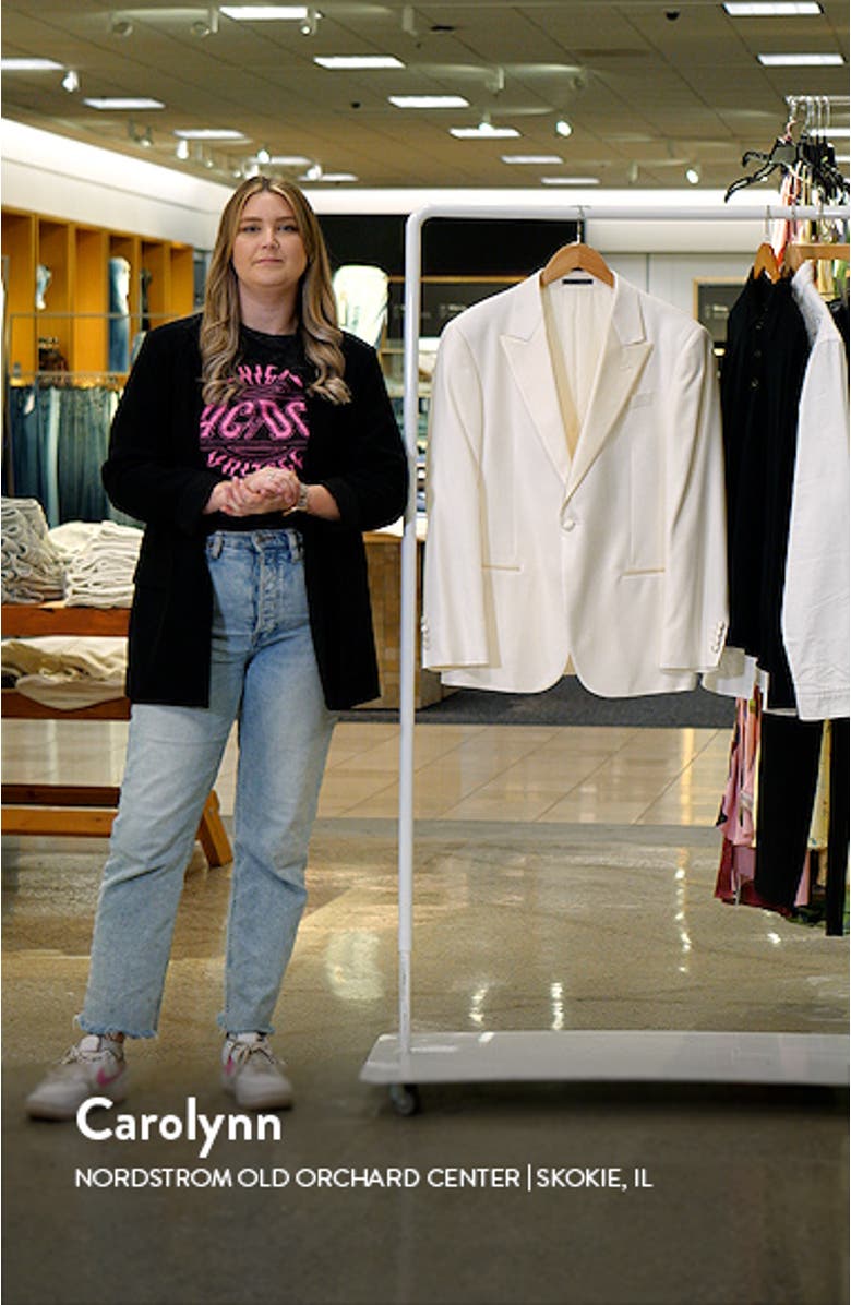 G-Line Solid White Dinner Jacket, sales video thumbnail