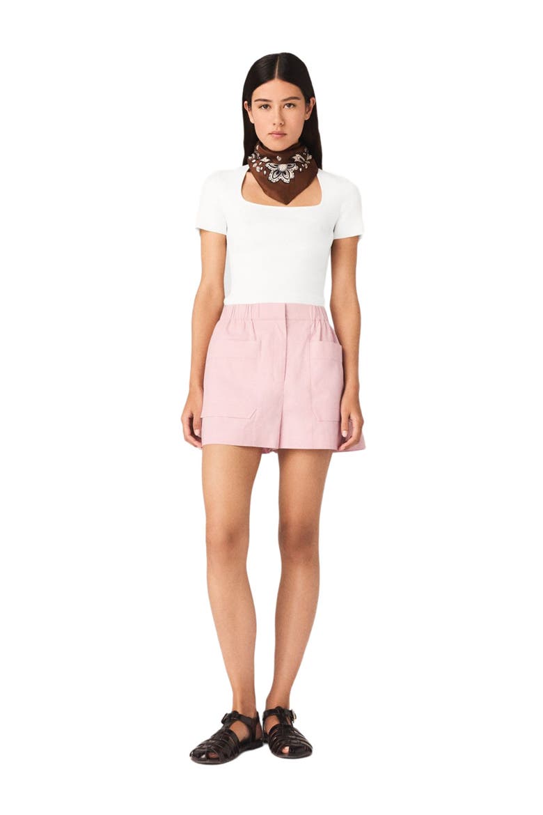 Square-neck ribbed sweater, Alternate, color, White