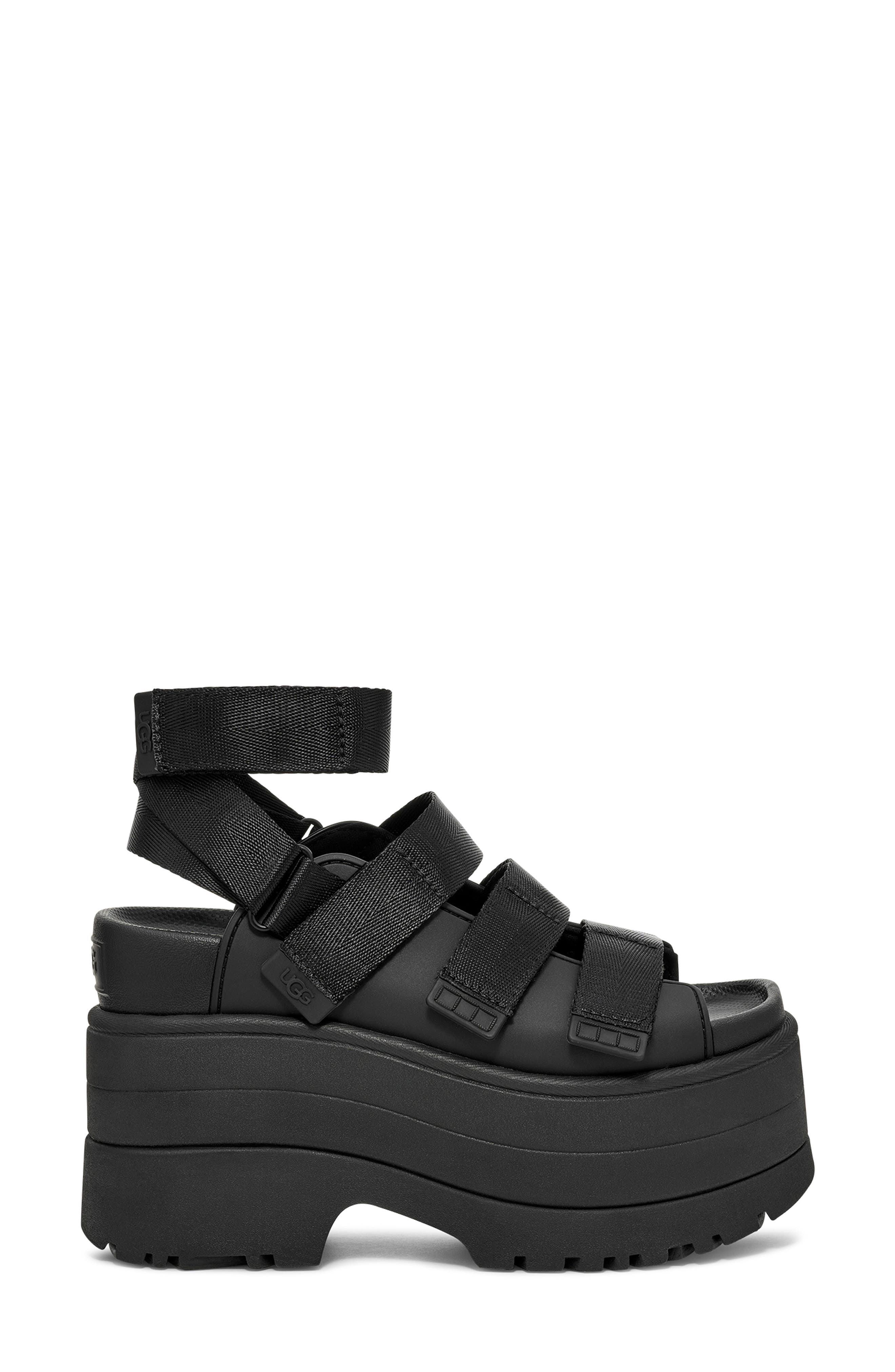 UGG<sup>®</sup> Goldenrise Ankle Strap Platform Sandal, Alternate, color, 