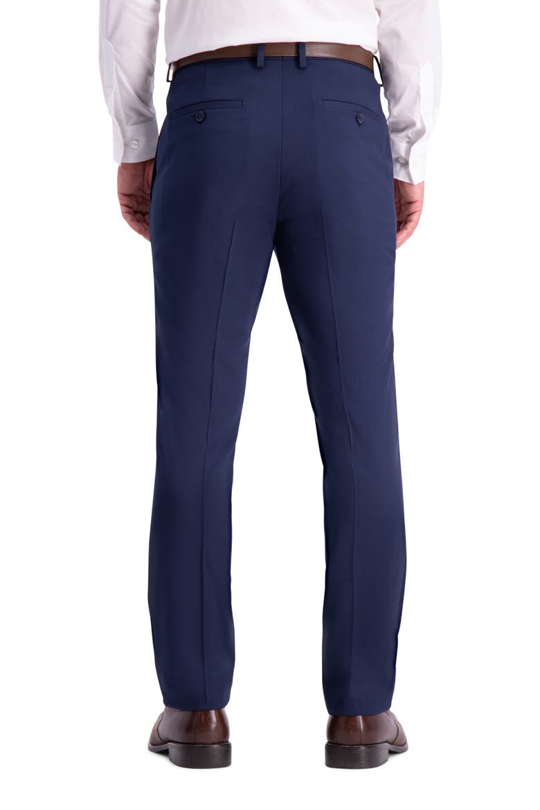 Reaction Shadow Check Slim Fit Dress Pants, Alternate, color, BLUE