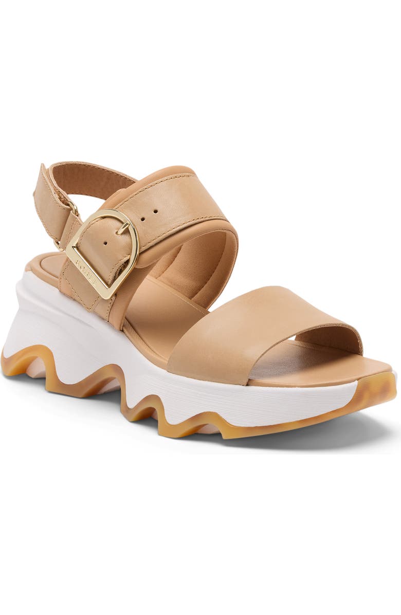 SOREL Kinetic Impact Wedge Slide Sandal, Main, color, Honest Beige/ Sea Salt