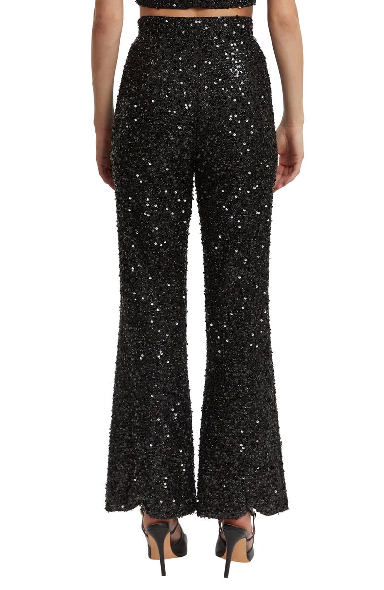 Bardot Filomena High Waist Flare Pants, Alternate, color, 