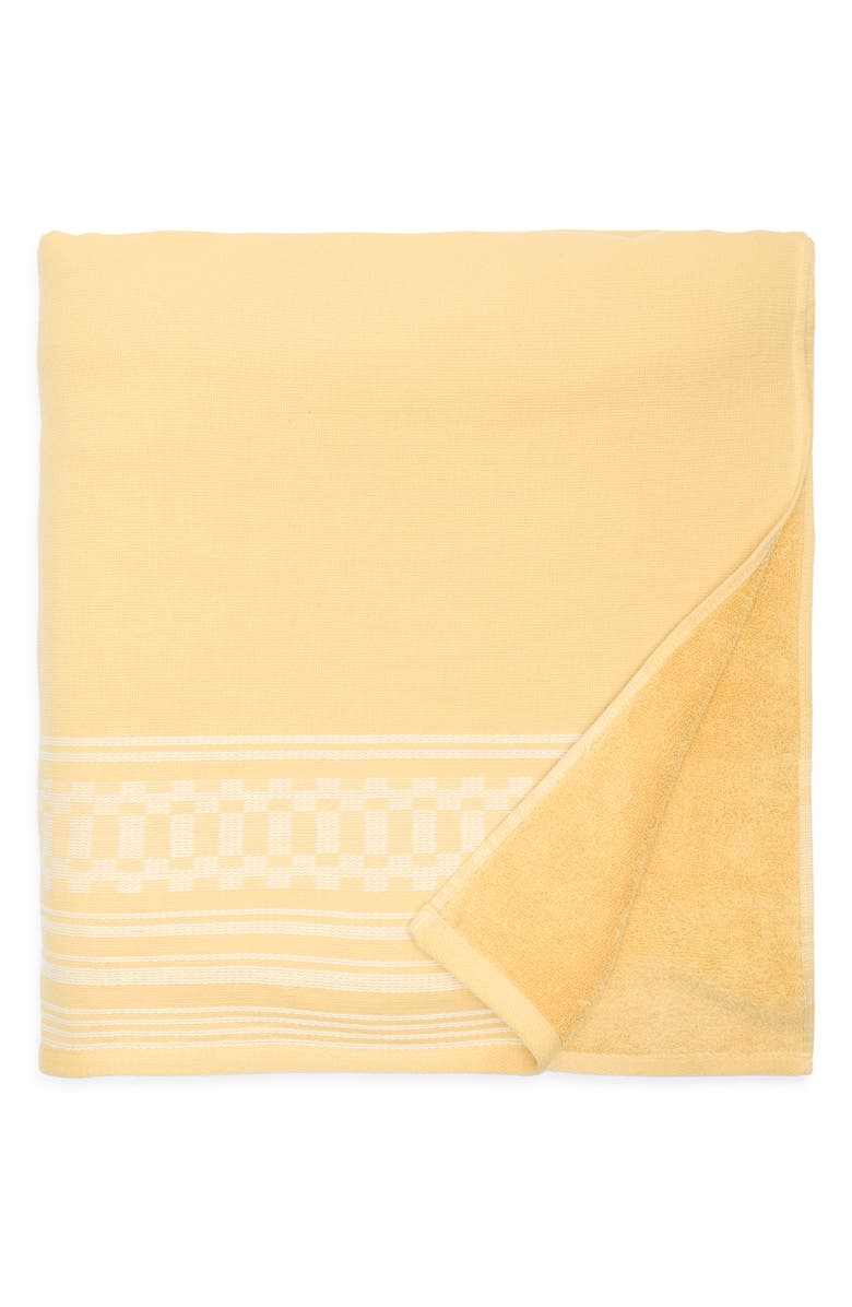 NORDSTROM RACK Oversize Turkish Cotton Terry Beach Towel, Main, color, Yellow Sahara