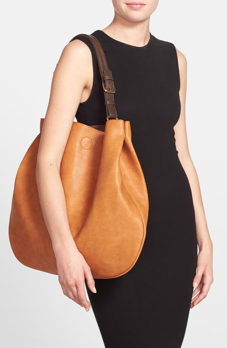 Sole Society 'Capri' Faux Leather Tote, Alternate, color,