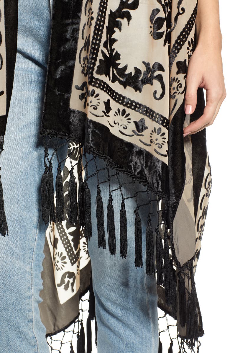 Free People Nightbird Velvet Duster, Alternate, color,