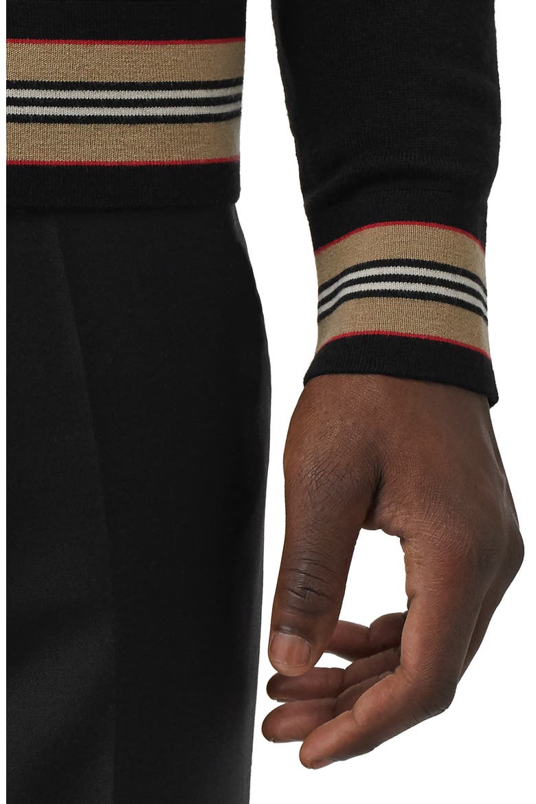 Barner Crewneck Sweater, Alternate, color, BLACK