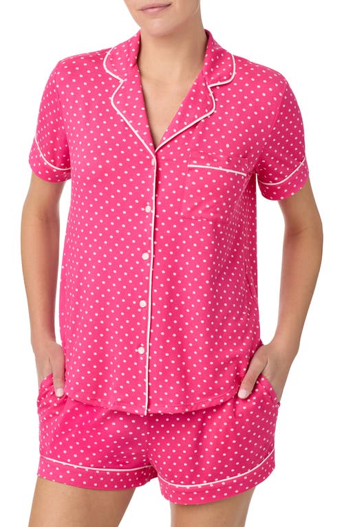 Kate Spade New York 2pc Pajama Set In Pink/white