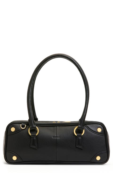 Small Meredith Leather Shoulder Bag