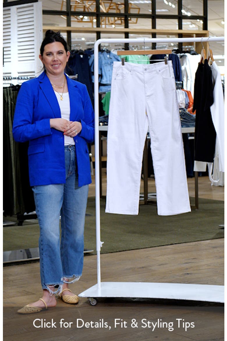 Brinley Mid Rise Ankle Straight Leg Jeans video