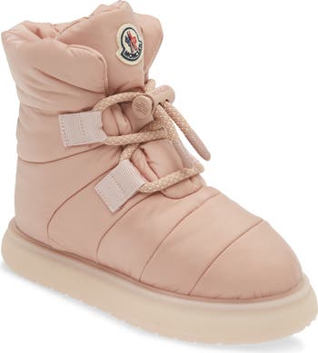 MONCLER ブラック Gaia Pull スノーブーツ MONCLER Gaia quilted shell boots | NET-A-PORTER