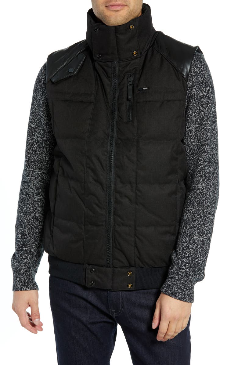 nobis Ricky Bobby Windproof & Waterproof 650-Fill Power Down Puffer Vest, Alternate, color,