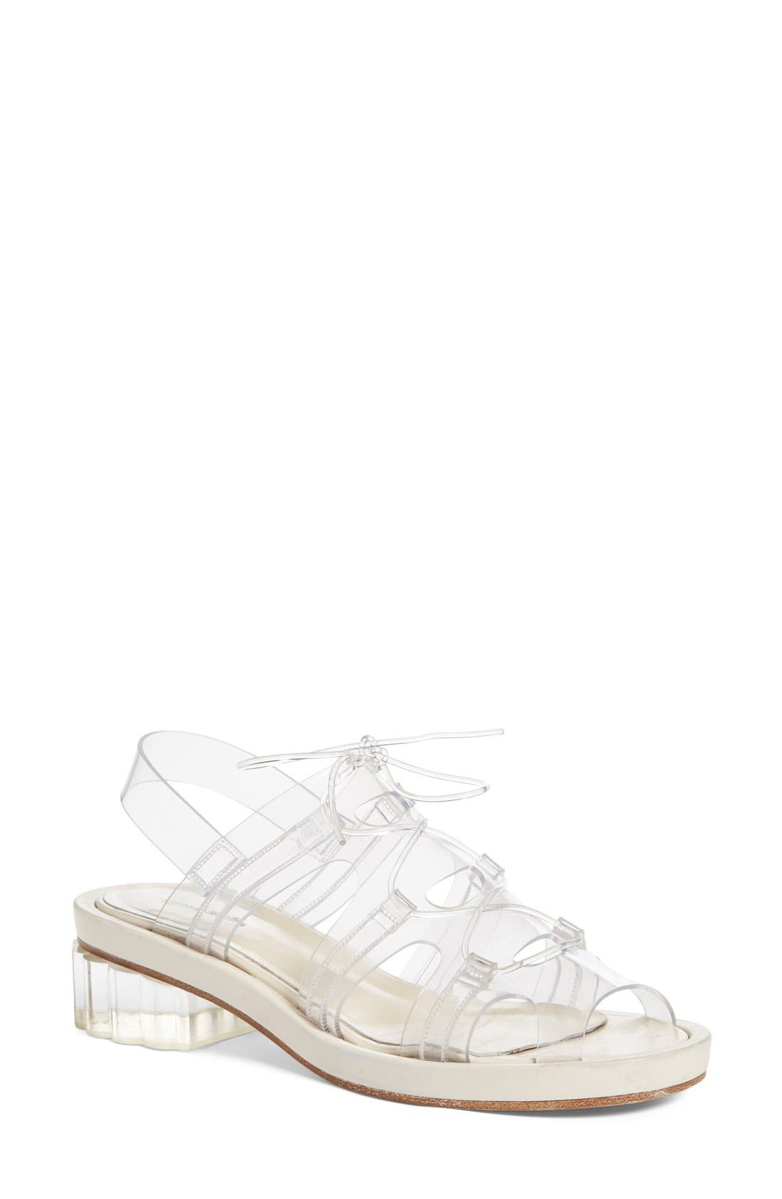 Simone Rocha Jelly Sandal, Main, color, 