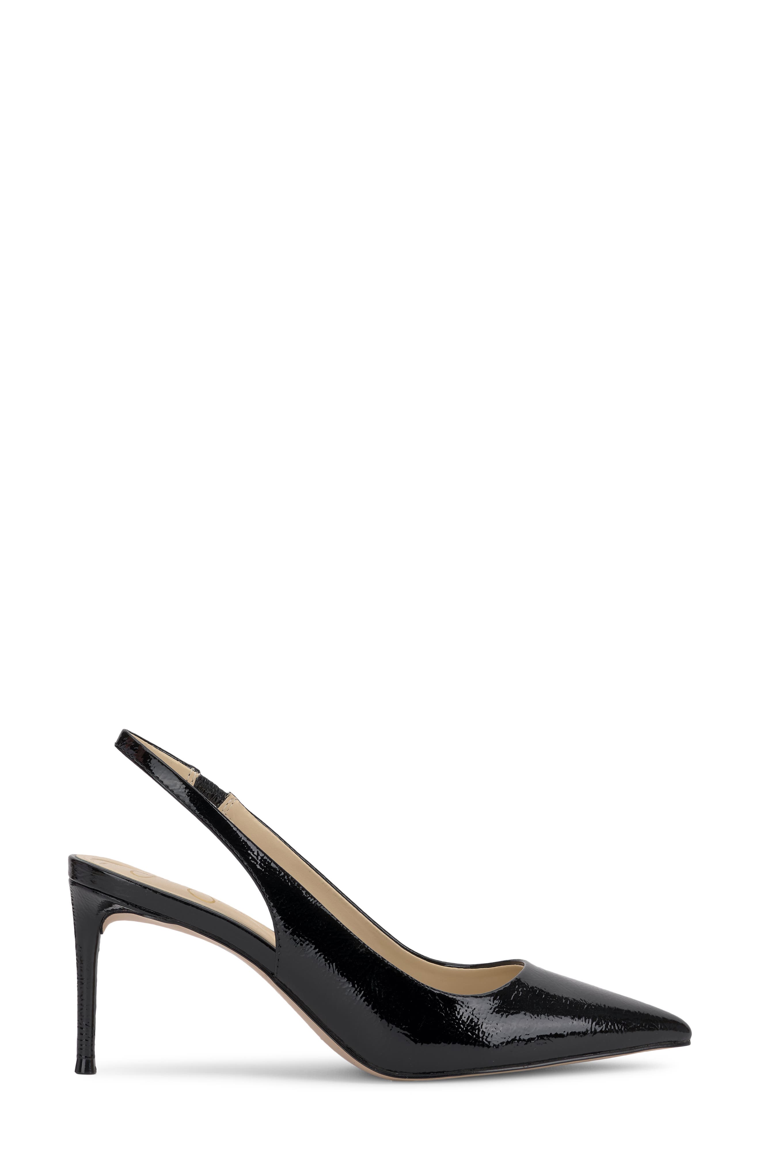 Jessica Simpson Souli Slingback Pointed Toe Pump, Alternate, color, Black 08