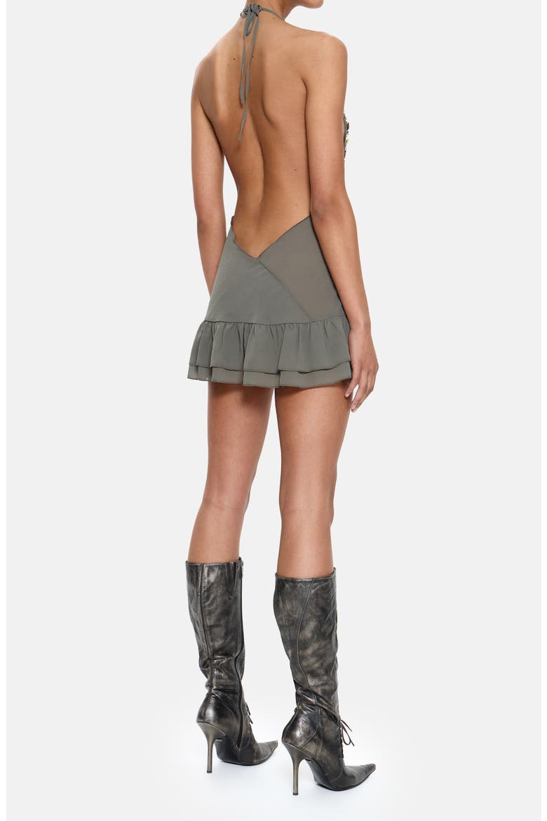 Button Me Up Minidress, Alternate, color, GREY