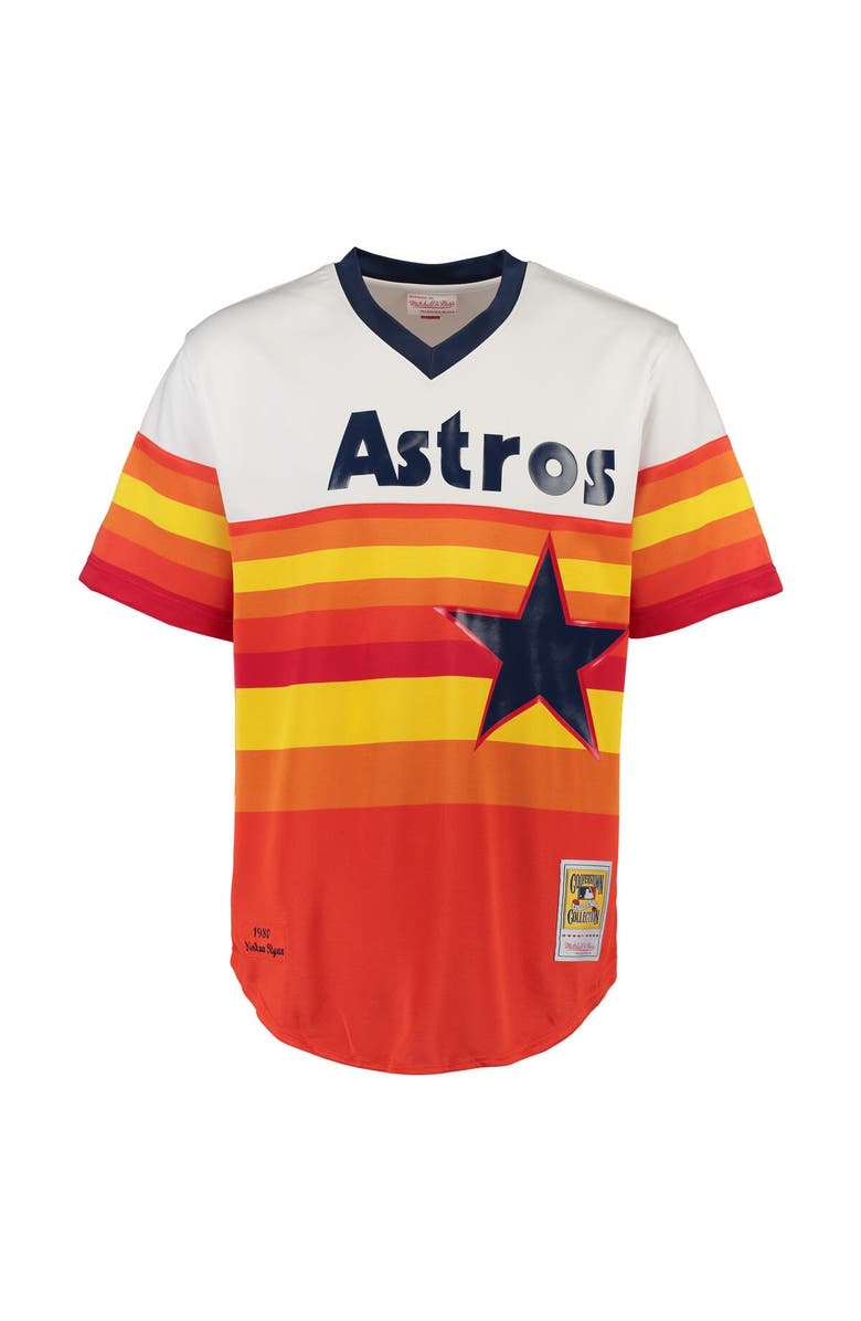 Mitchell & Ness Men's Mitchell & Ness Nolan Ryan White Houston Astros Throwback Authentic Jersey, Alternate, color, White