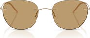 ARMANI 53mm Round Sunglasses