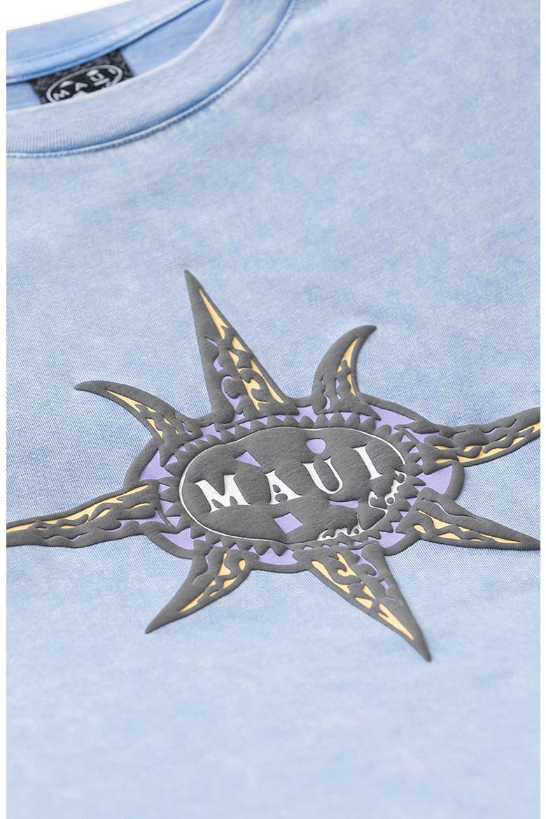Mineral Wash Logo Graphic T-Shirt, Alternate, color, BLUE