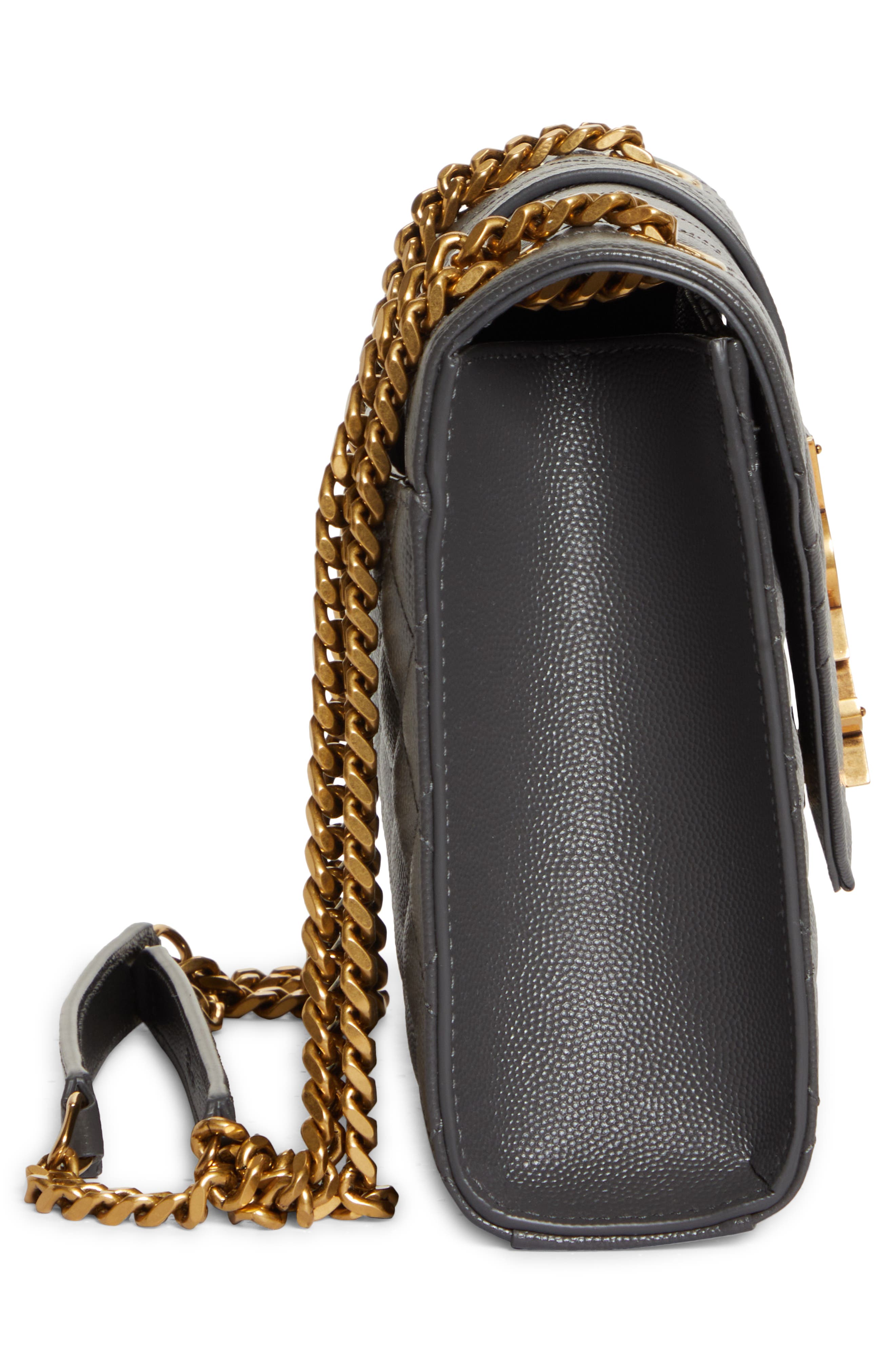 Saint Laurent Medium Cassandra Envelope Bag, Alternate, color, 