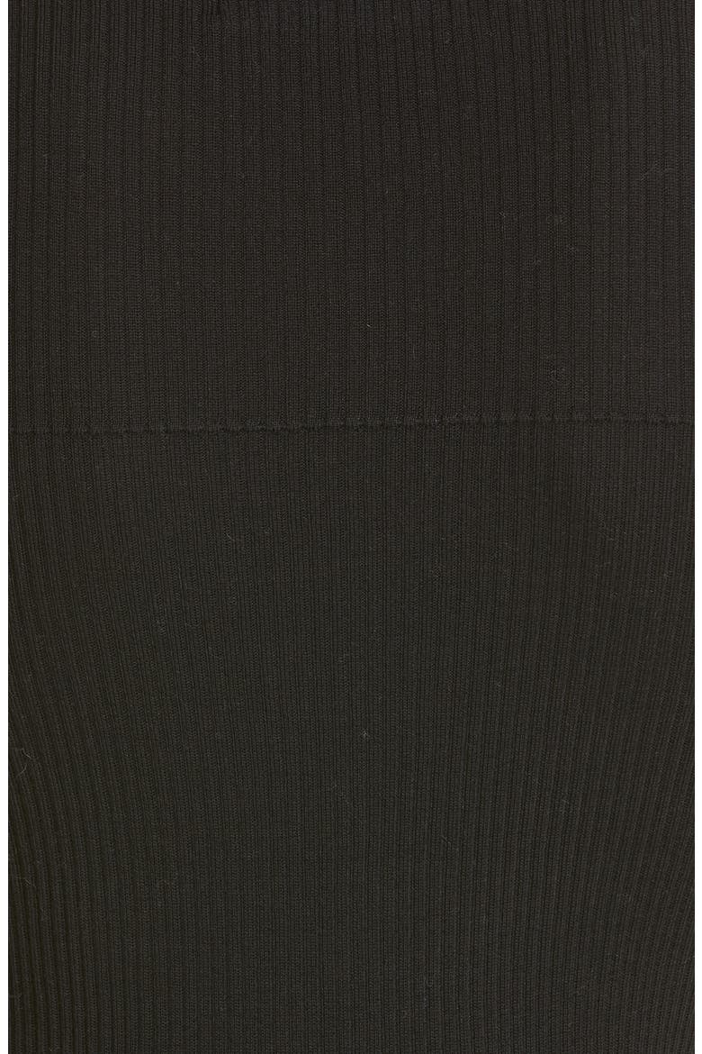 Rib Merino Wool Turtleneck Sweater, Alternate, color, BLACK IVORY LINK LINES