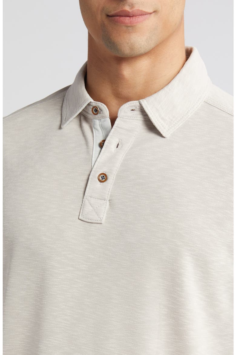 Vintage Slub Jersey Polo, Alternate, color, STONE