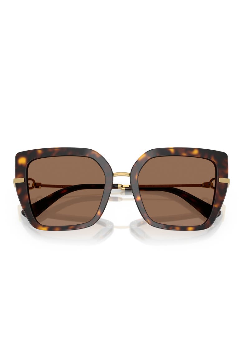53mm Butterfly Sunglasses, Alternate, color, HAVANA