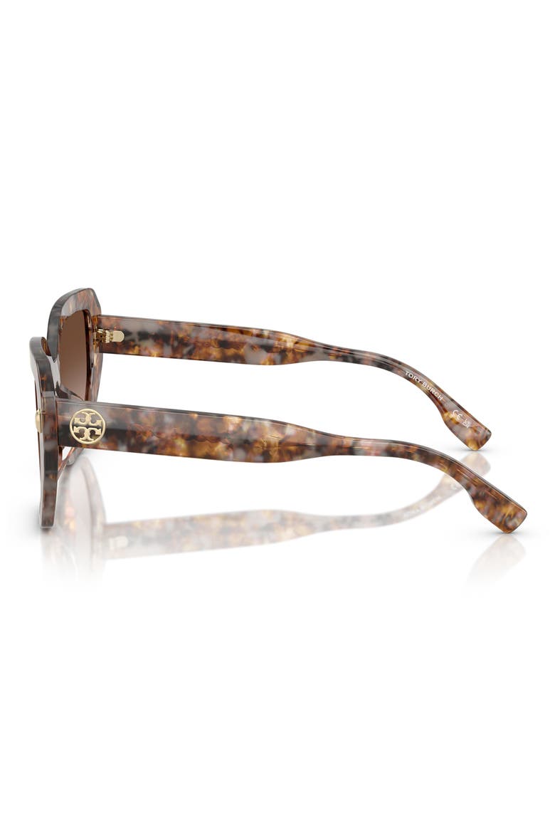 55mm Cat Eye Sunglasses, Alternate, color, TORTOISE