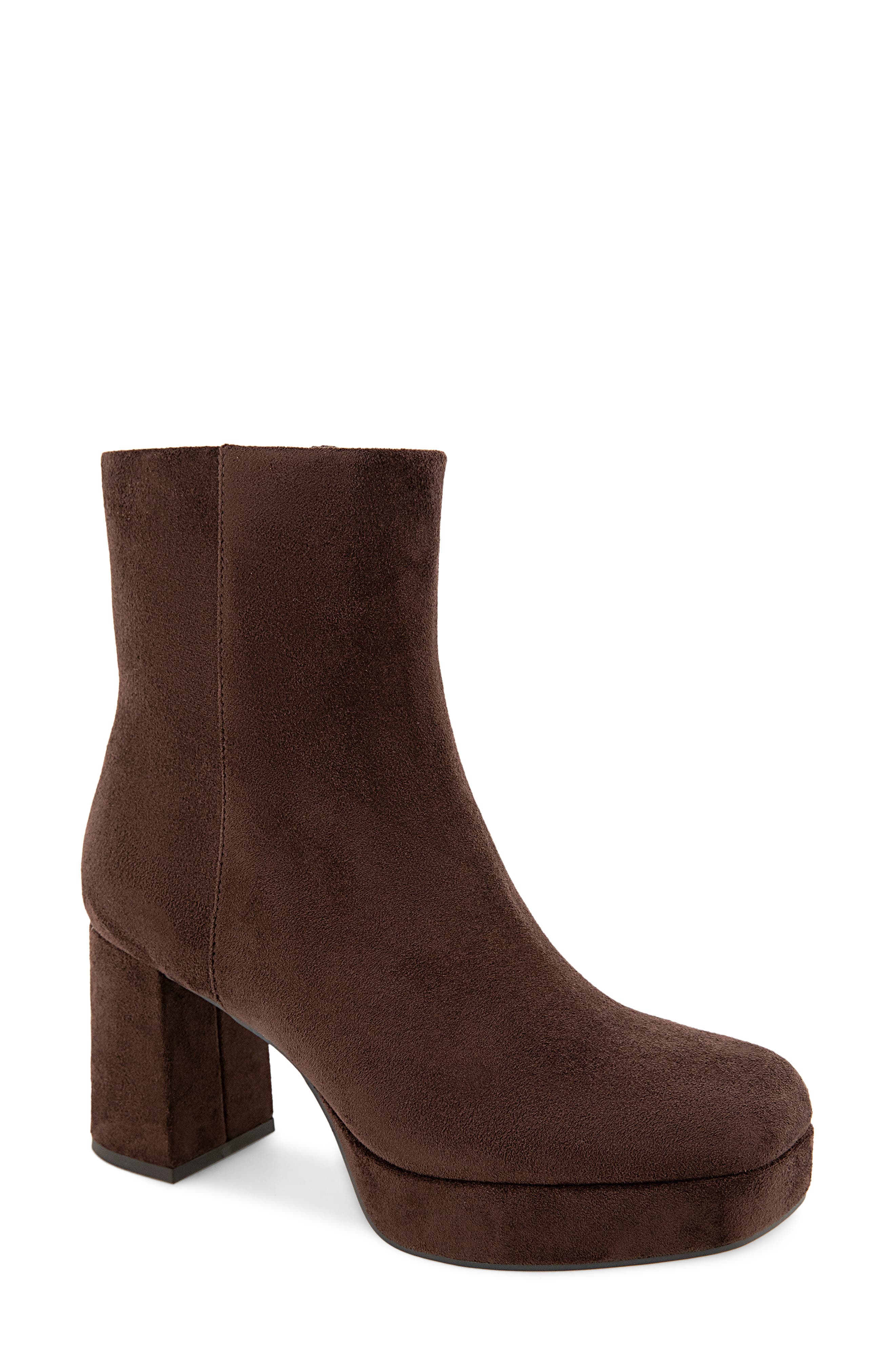 Klooney Faux Leather Platform Bootie