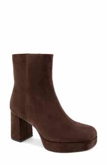 Klooney Faux Leather Platform Bootie