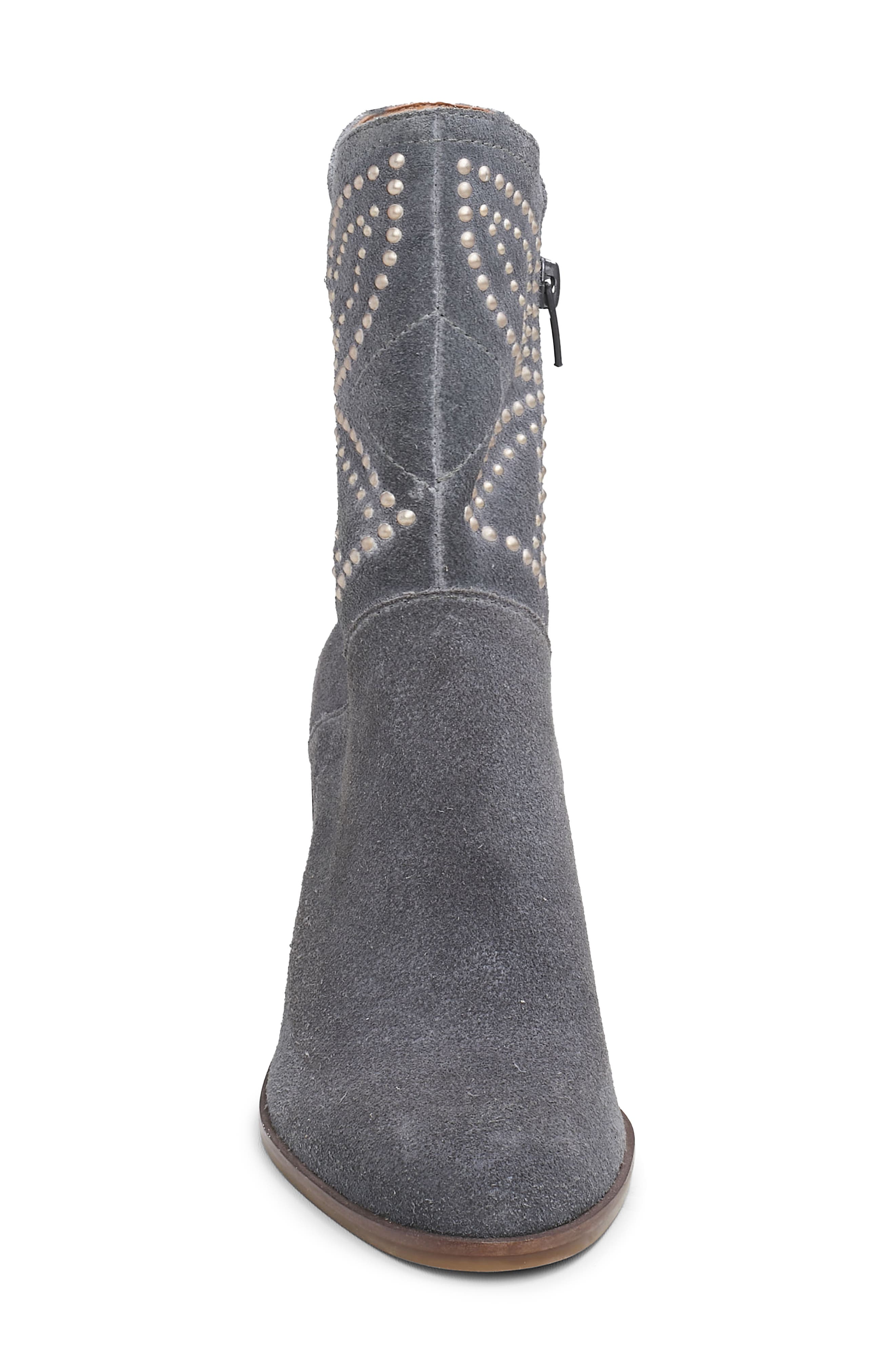 Lucky Brand Lakelon Studded Western Boot, Alternate, color, 