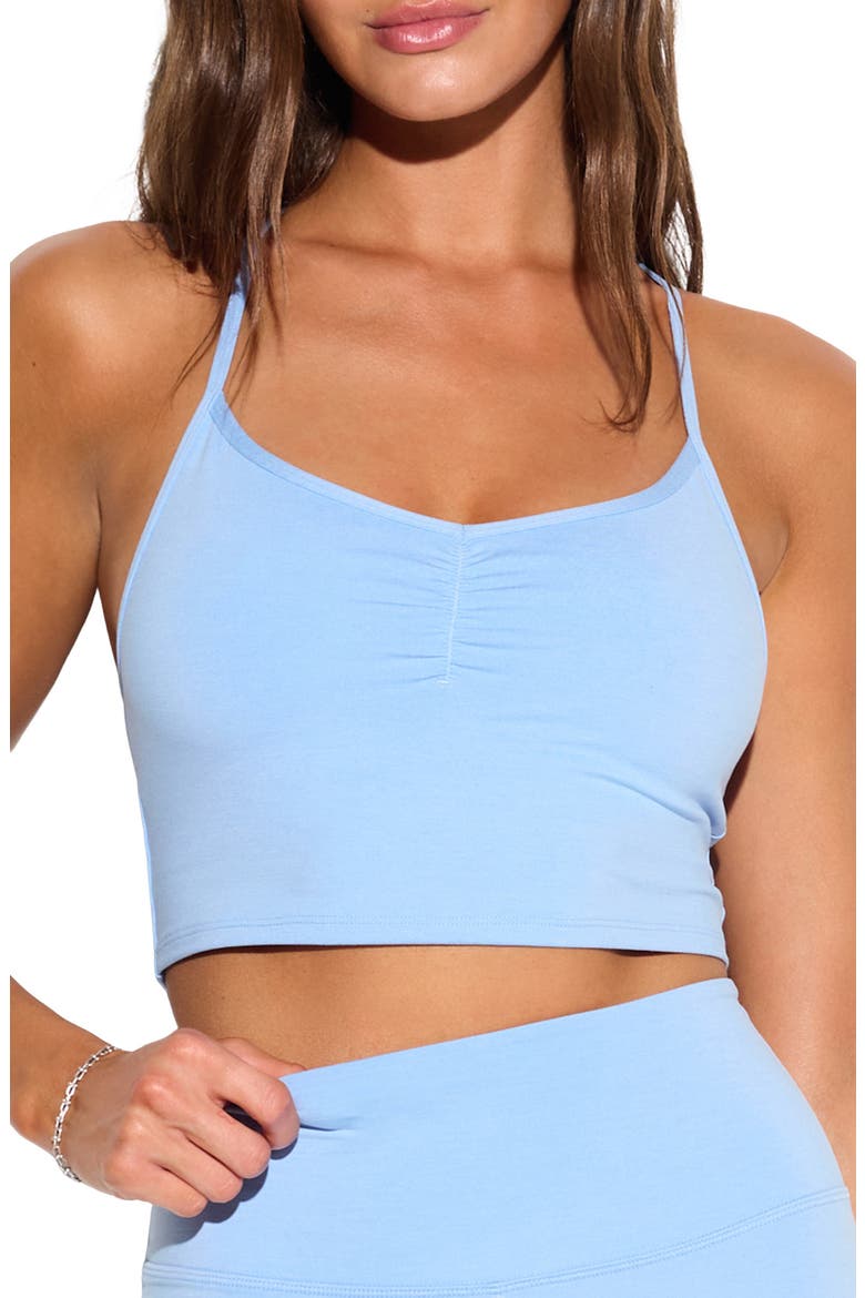 Barton Bra Top, Main, color, HEATHER BLUE MIST