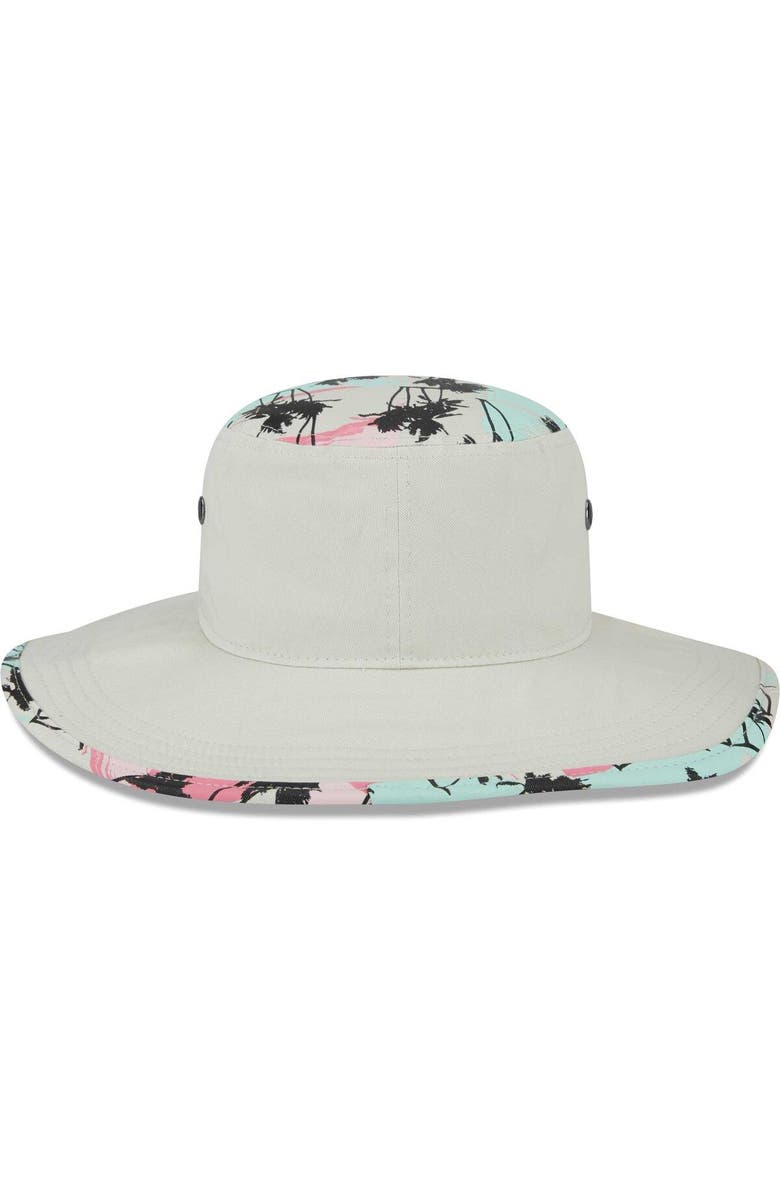 New Era Men's New Era Khaki Las Vegas Raiders Retro Beachin' Bucket Hat, Alternate, color, Khaki