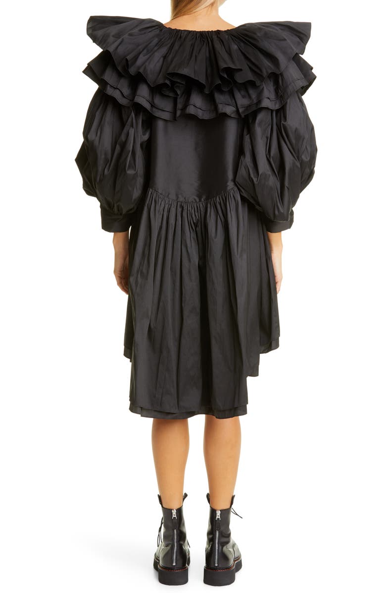 Vaquera Taffeta Party Dress, Alternate, color, 