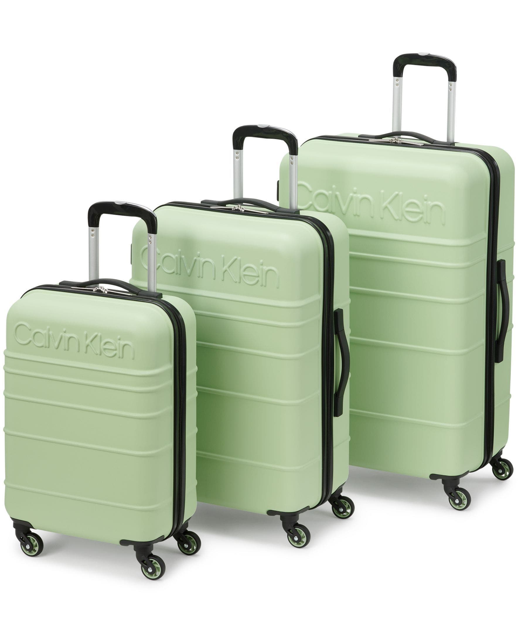 Calvin Klein Fillmore 3 Piece Luggage Set, Main, color, Cucumber