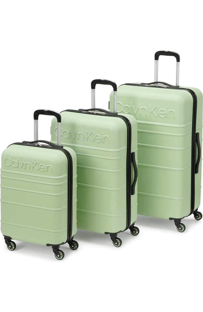 Calvin Klein Fillmore 3 Piece Luggage Set, Main, color, Cucumber