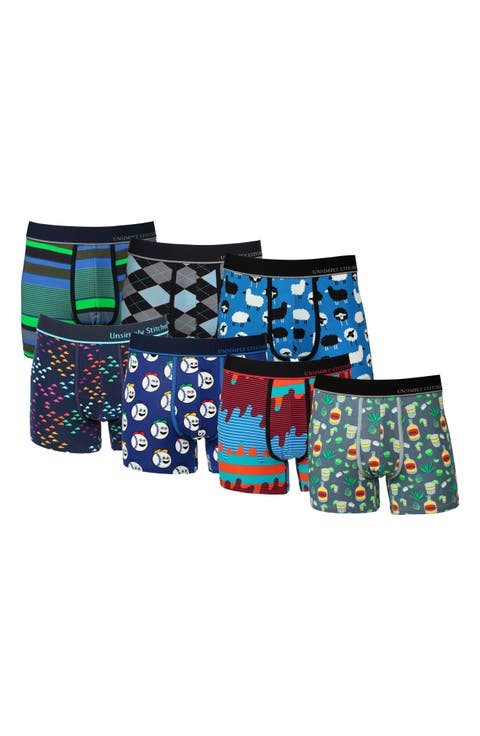 7-Pack Assorted Stretch Cotton Trunks