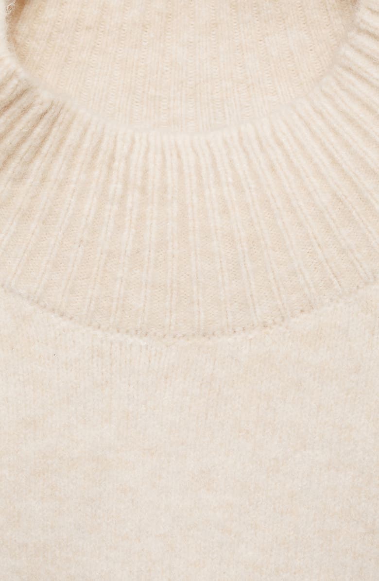 MANGO Perkins Mock Neck Sweater, Alternate, color, 