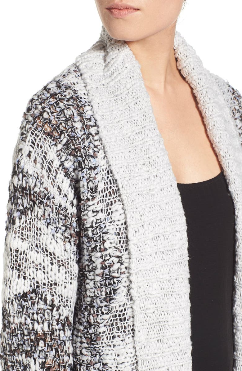 Leith Wide Collar Open Cardigan, Alternate, color,