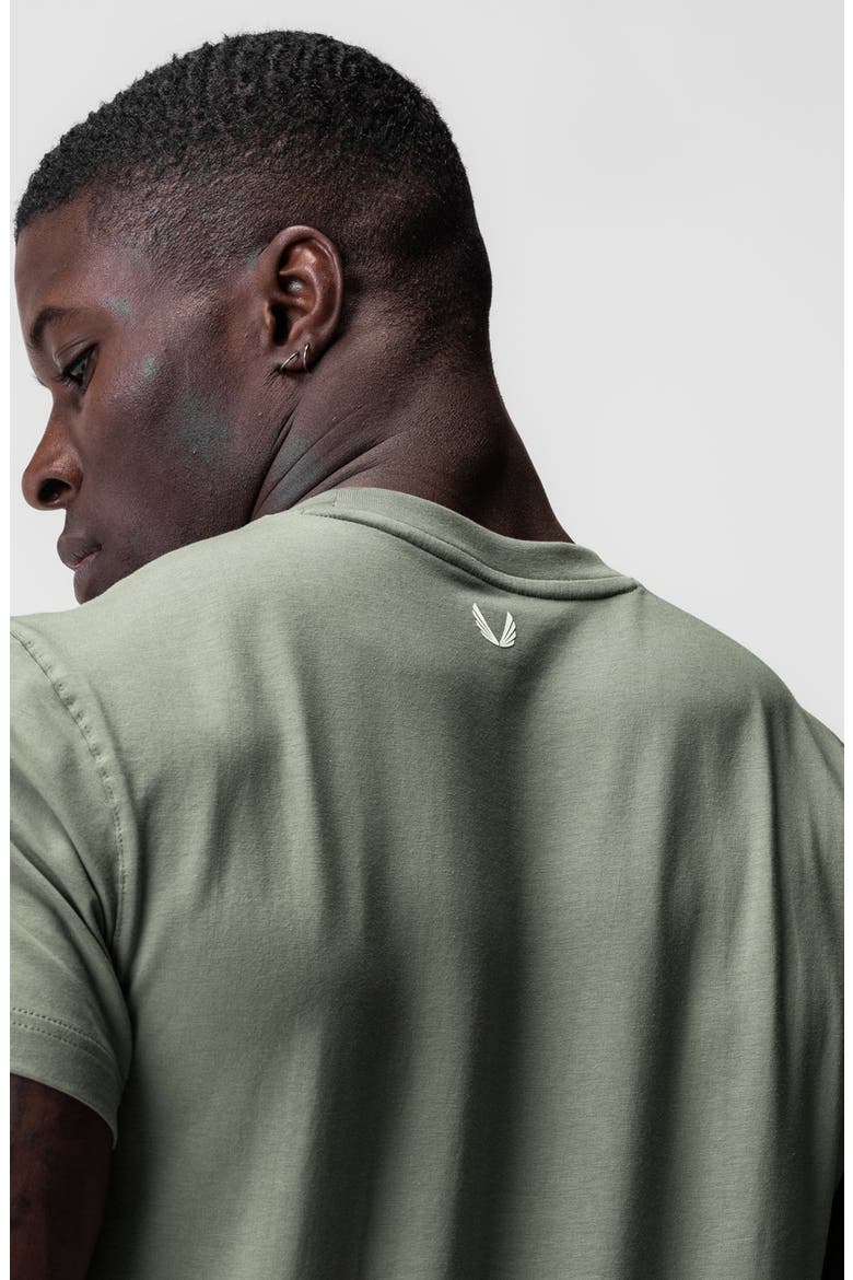 Supima Essential Tee, Alternate, color, Sage