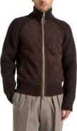 Manière De Voir Rami Suede & Knit Jacket