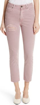 SANDRO Ripped Raw Edge Jeans