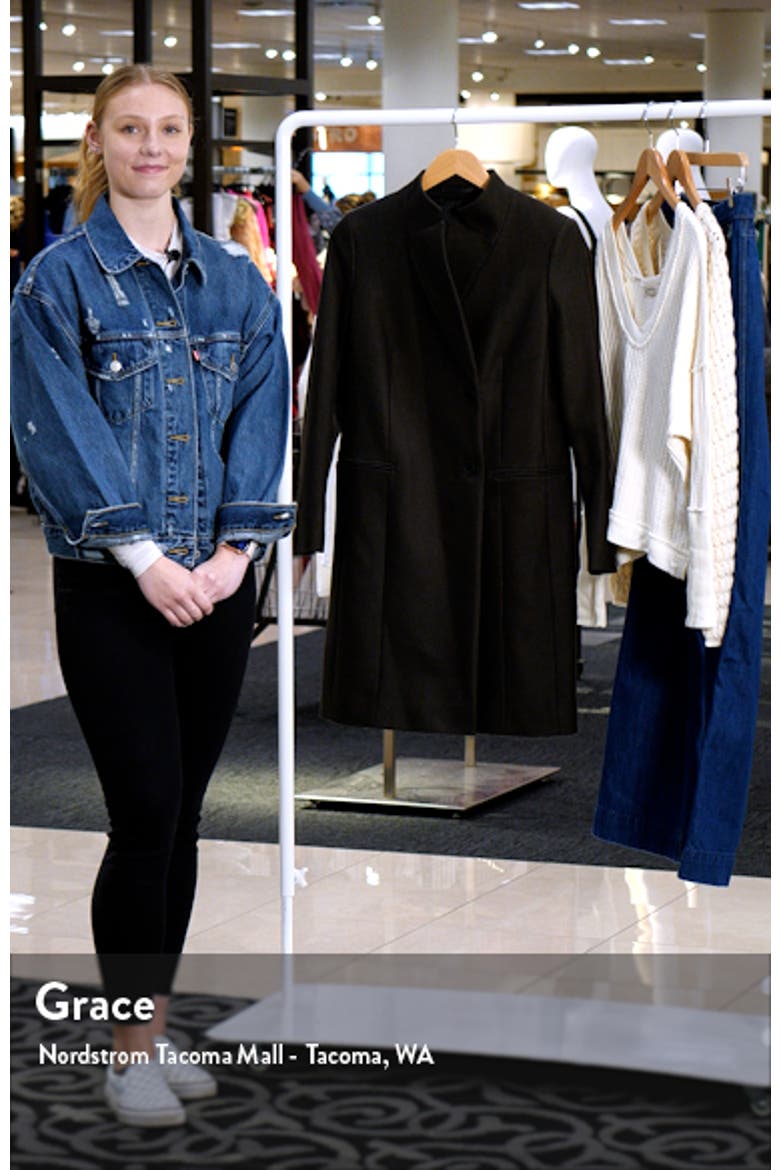 Women's Sidney Wool Blend Coat video