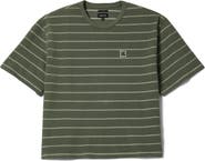 Brixton Boxy Shield Stripe Piqué T-Shirt