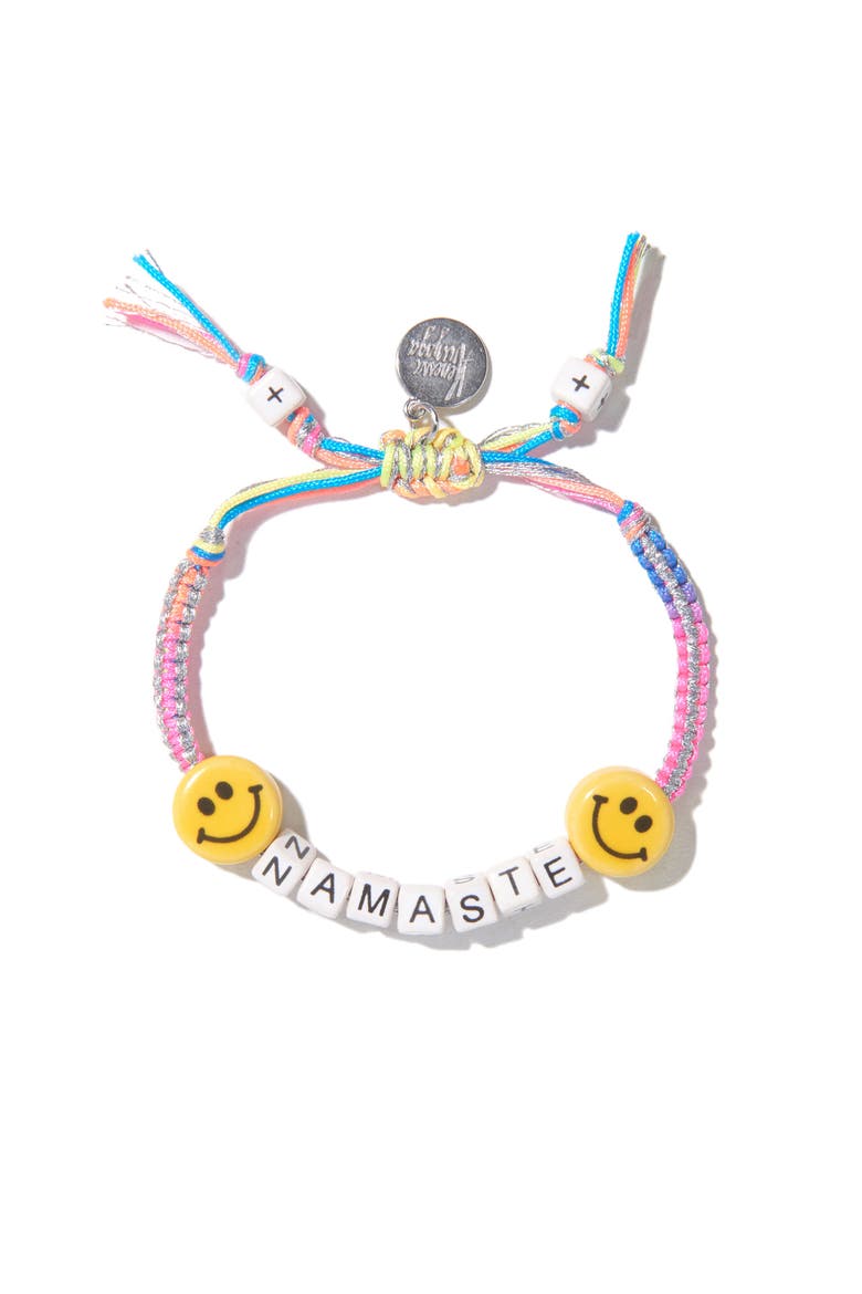 Salutations Bracelet, Main, color, Silver Rainbow