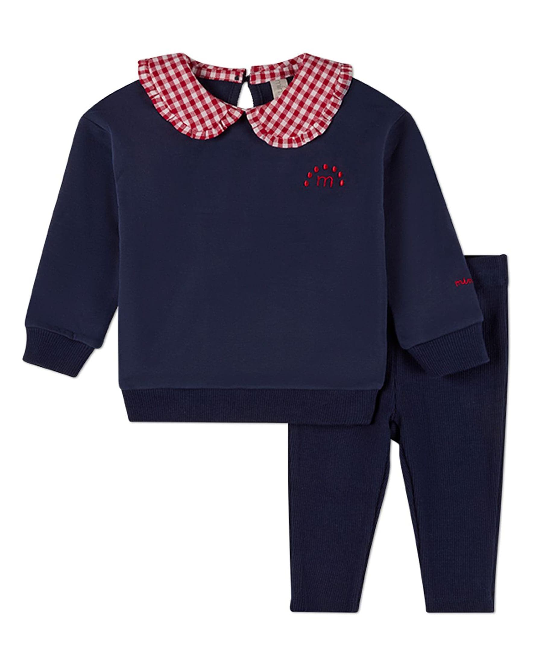 selected Navy-Red