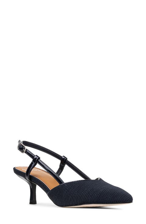 Celline Pointed Toe Slingback Pump