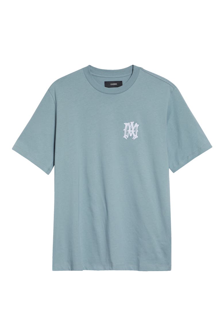 MA Chateau Embroidered Logo T-Shirt, Alternate, color, STEEL