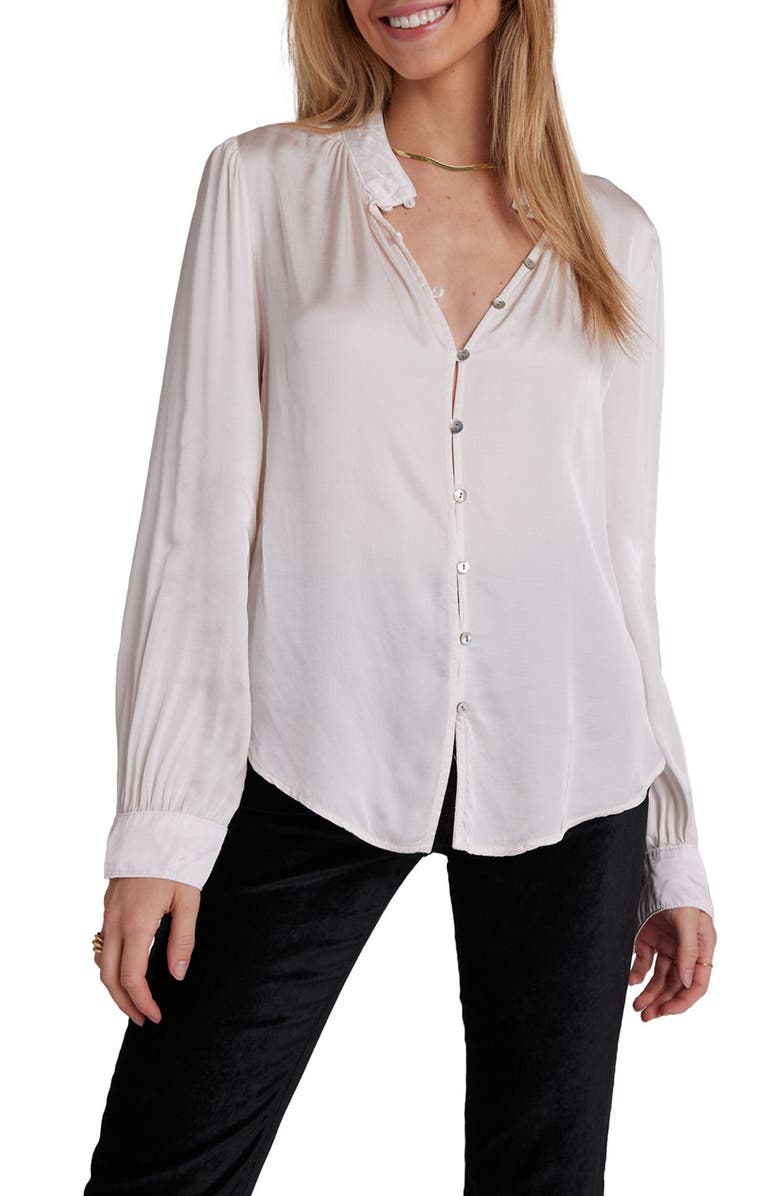 Bella Dahl Shirred Shirt, Main, color, 