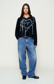 Guizio Heart Wool Sweater