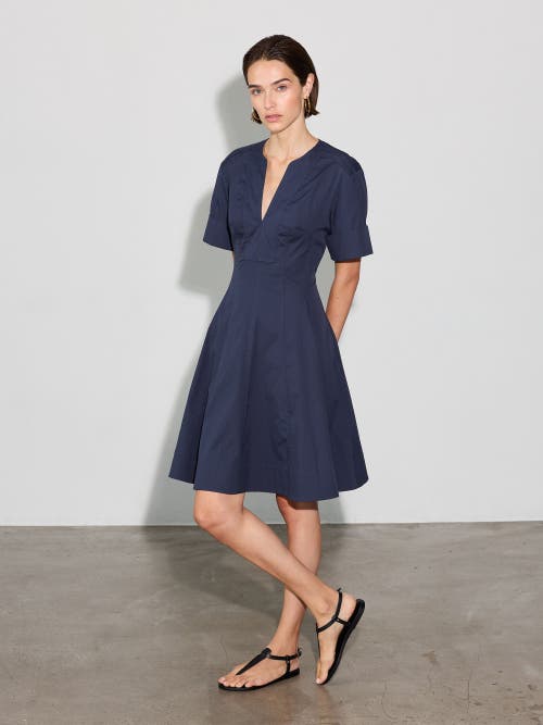 Callas Milano Sora Flared Dress In Blue