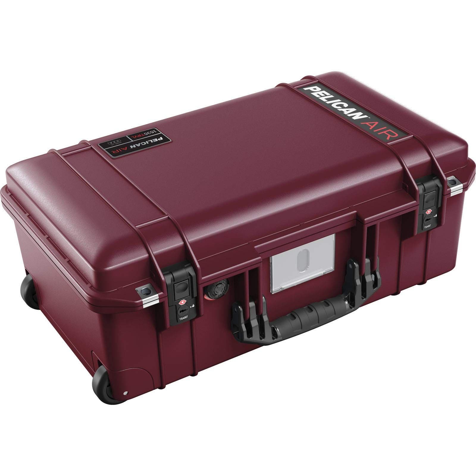 Pelican Air 1535  2 Wheeled  Hard Case Carry On Luggage in Red 